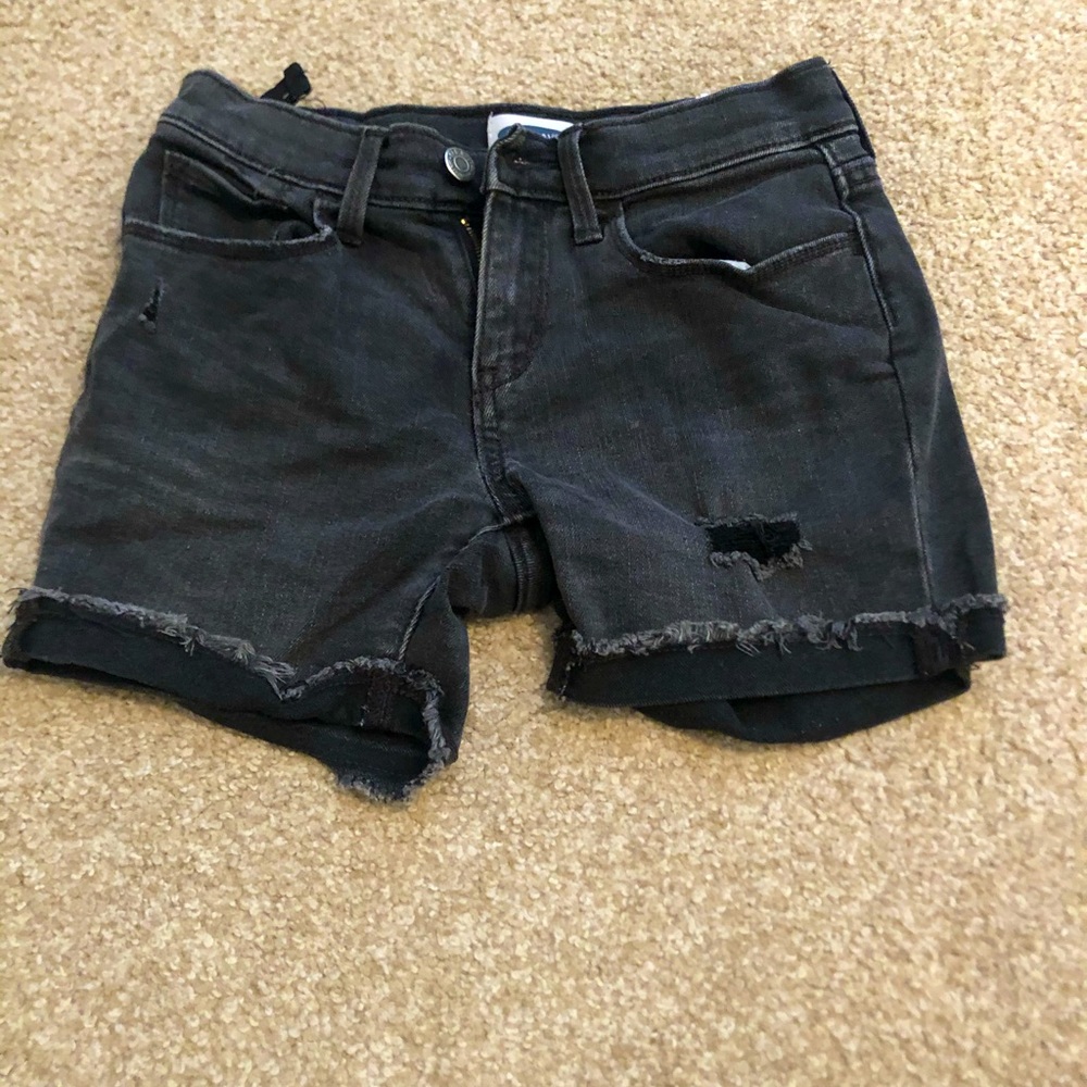 Basic black shorts